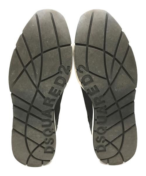 DSQUARED2（ディースクエアード）DSQUARED2 (ディースクエアード) Icon Sneakers ブラック サイズ:41の古着・服飾アイテム