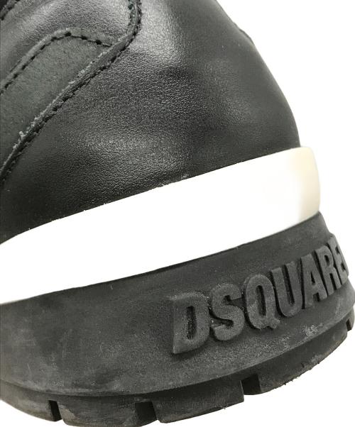 DSQUARED2（ディースクエアード）DSQUARED2 (ディースクエアード) Icon Sneakers ブラック サイズ:41の古着・服飾アイテム