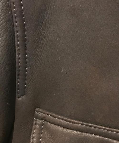 BOSS HUGO BOSS（ボス ヒューゴボス）BOSS HUGO BOSS (ボス ヒューゴボス) ムートンジャケット ブラウン サイズ:XLの古着・服飾アイテム