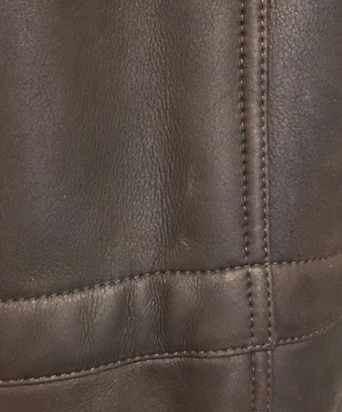 BOSS HUGO BOSS（ボス ヒューゴボス）BOSS HUGO BOSS (ボス ヒューゴボス) ムートンジャケット ブラウン サイズ:XLの古着・服飾アイテム