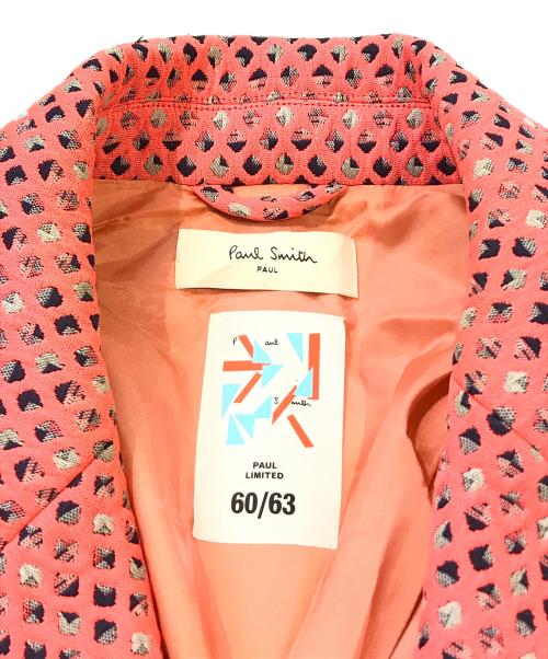 PAUL SMITH（ポールスミス）Paul Smith (ポールスミス) Pコート ピンク サイズ:XLの古着・服飾アイテム