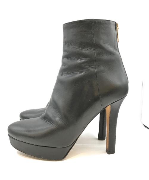 JIMMY CHOO（ジミーチュウ）JIMMY CHOO (ジミーチュウ) ヒールブーツ ブラック サイズ:351/2の古着・服飾アイテム