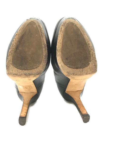 JIMMY CHOO（ジミーチュウ）JIMMY CHOO (ジミーチュウ) ヒールブーツ ブラック サイズ:351/2の古着・服飾アイテム