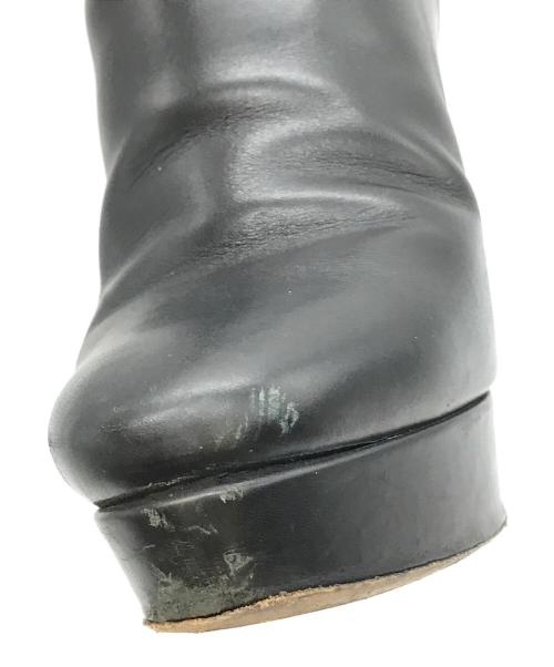 JIMMY CHOO（ジミーチュウ）JIMMY CHOO (ジミーチュウ) ヒールブーツ ブラック サイズ:351/2の古着・服飾アイテム