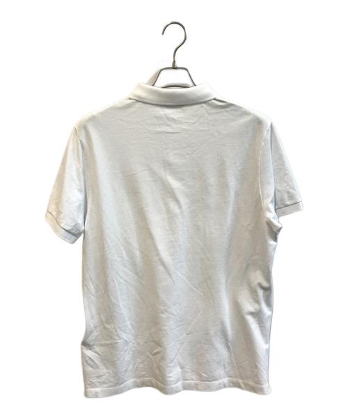 STONE ISLAND（ストーンアイランド）STONE ISLAND (ストーンアイランド) ピケスリムフィットポロシャツ ホワイト サイズ:Ｌの古着・服飾アイテム