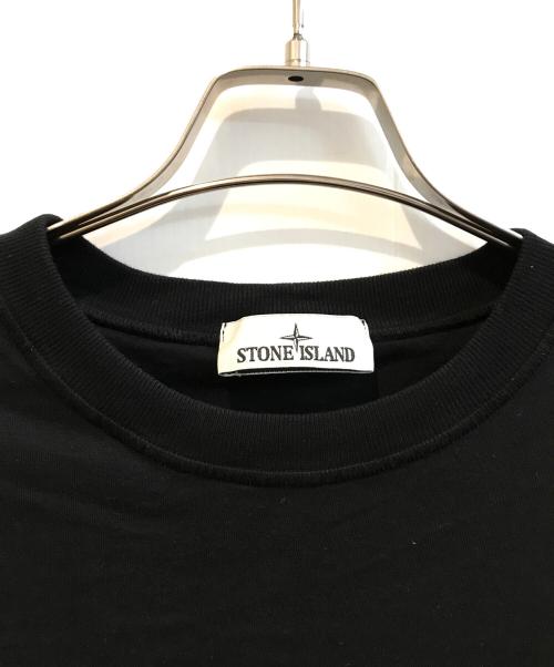 STONE ISLAND（ストーンアイランド）STONE ISLAND (ストーンアイランド) ロゴTシャツ　K1S152100237 ブラック サイズ:Lの古着・服飾アイテム