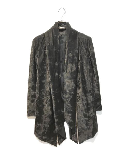 NO ID.（ノーアイディー）NO ID. (ノーアイディー) ラムレザーダイバースガウン 855777-861L ブラック サイズ:Mの古着・服飾アイテム