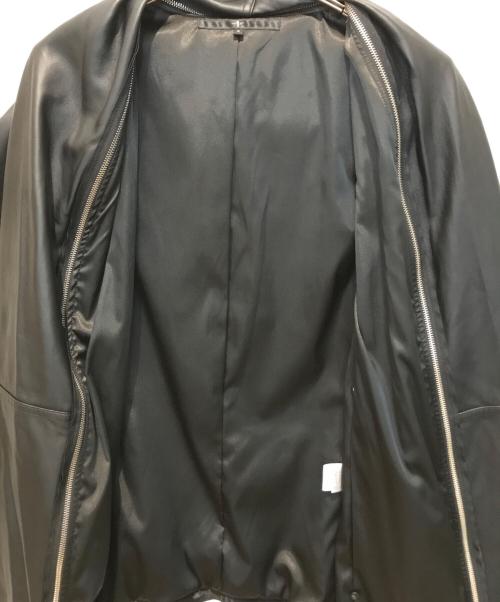 NO ID.（ノーアイディー）NO ID. (ノーアイディー) ラムレザーダイバースガウン 855777-861L ブラック サイズ:Mの古着・服飾アイテム
