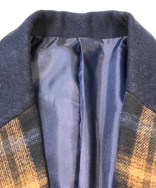 NO ID.（ノーアイディー）NO ID. (ノーアイディー) ZIPテーラードJKT ジャケット 855006-878J ブラウン サイズ:Sの古着・服飾アイテム