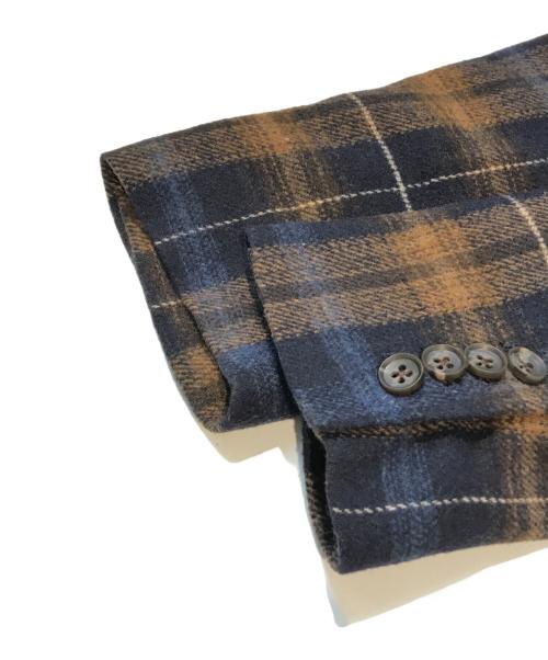 NO ID.（ノーアイディー）NO ID. (ノーアイディー) ZIPテーラードJKT ジャケット 855006-878J ブラウン サイズ:Sの古着・服飾アイテム