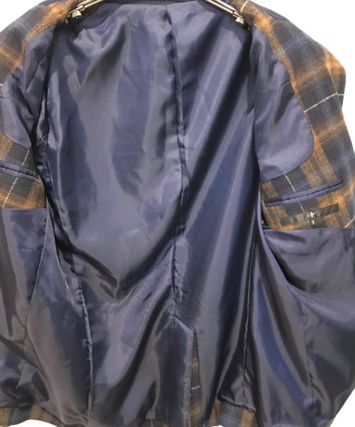 NO ID.（ノーアイディー）NO ID. (ノーアイディー) ZIPテーラードJKT ジャケット 855006-878J ブラウン サイズ:Sの古着・服飾アイテム