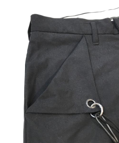 kooi（コーイ）KOOI (コーイ) DROOP WIDE PANTS 25KO-SS02 ブラック サイズ:Mの古着・服飾アイテム