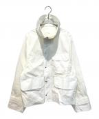 IRENISAイレニサ）の古着「MODIEFIELD SLEEVE ZIP BLOUSON」｜ホワイト