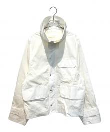IRENISA（イレニサ）の古着「MODIEFIELD SLEEVE ZIP BLOUSON」｜ホワイト