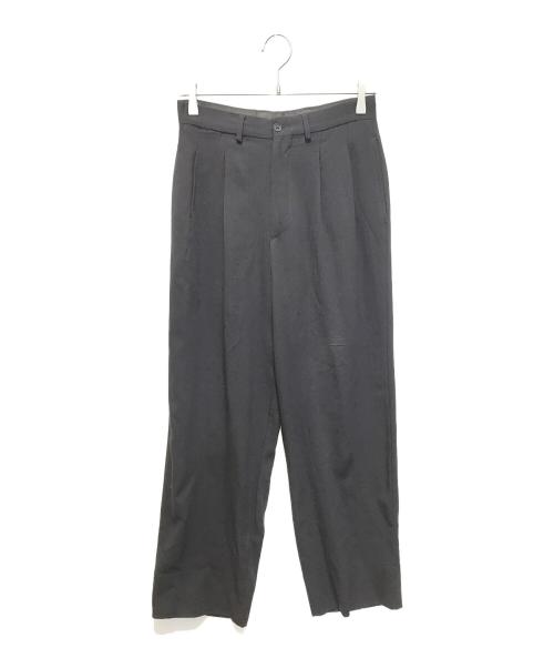 EMPORIO ARMANI（エンポリオアルマーニ）EMPORIO ARMANI (エンポリオアルマーニ) スラックス ブラック サイズ:Lの古着・服飾アイテム