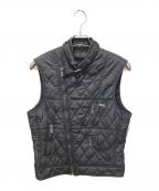 RALPH LAURENラルフローレン）の古着「キルティングライダースダウンベスト」｜ネイビー