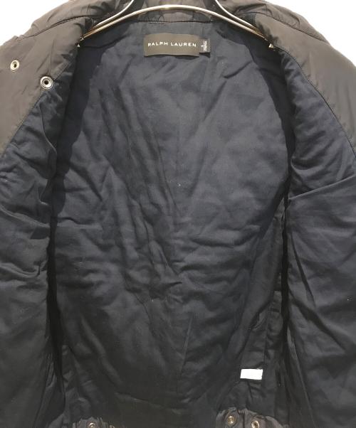 RALPH LAUREN（ラルフローレン）RALPH LAUREN (ラルフローレン) キルティングライダースダウンベスト ネイビー サイズ:Sの古着・服飾アイテム