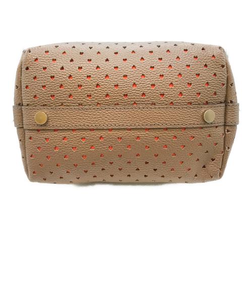 tamami watanabe（タマミワタナベ）tamami watanabe (タマミワタナベ) ハートパンチングショルダーバッグ ブラウンの古着・服飾アイテム