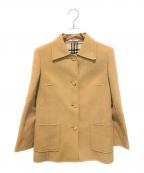 BURBERRY LONDONバーバリーロンドン）の古着「カシミヤブレンドノバッチェックコート」｜ベージュ