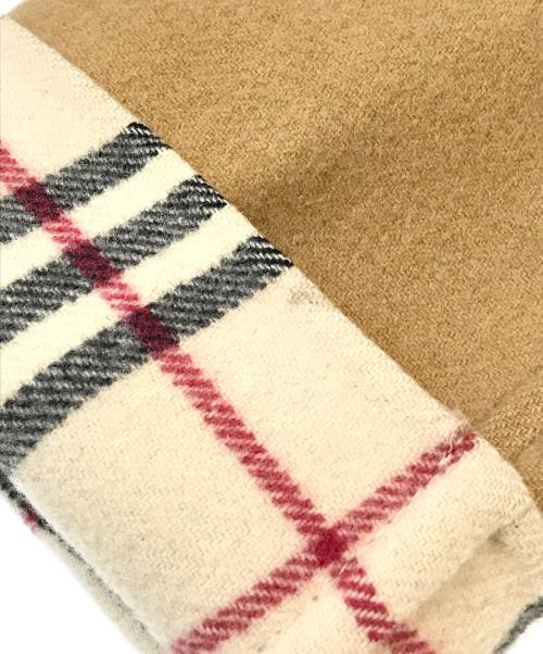BURBERRY LONDON（バーバリーロンドン）BURBERRY LONDON (バーバリーロンドン) カシミヤブレンドノバッチェックコート ベージュ サイズ:40の古着・服飾アイテム