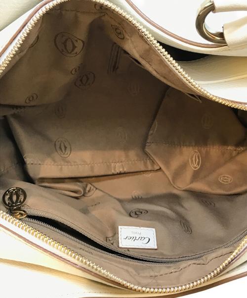 Cartier（カルティエ）Cartier (カルティエ) 2WAYショルダーバッグ ホワイトの古着・服飾アイテム