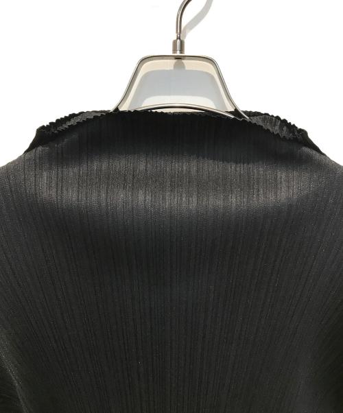 PLEATS PLEASE（プリーツプリーズ）PLEATS PLEASE (プリーツプリーズ) ハイネックプリーツカットソー　PP55-JK106 ブラック サイズ:Lの古着・服飾アイテム