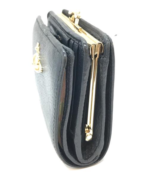 Vivienne Westwood（ヴィヴィアンウエストウッド）Vivienne Westwood (ヴィヴィアンウエストウッド) 2つ折り財布 ネイビーの古着・服飾アイテム