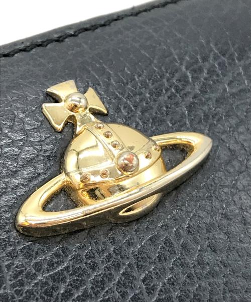 Vivienne Westwood（ヴィヴィアンウエストウッド）Vivienne Westwood (ヴィヴィアンウエストウッド) 2つ折り財布 ネイビーの古着・服飾アイテム