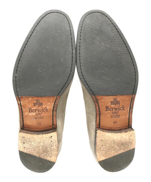 berwick（バーウィック）berwick (バーウィック) ダブルモンクストラップシューズ　5111 グレー サイズ:40の古着・服飾アイテム