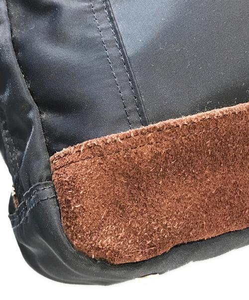 master-piece（マスターピース）master-piece (マスターピース) 2WAYショルダーバッグ ネイビー×ブラウンの古着・服飾アイテム