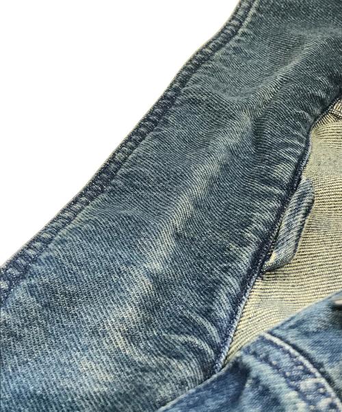 MM6 Maison Margiela（エムエムシックスメゾンマルジェラ）MM6 Maison Margiela (エムエムシックスメゾンマルジェラ) 再構築デニムジャケット　S32AM0235 インディゴ サイズ:38の古着・服飾アイテム