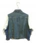 MM6 Maison Margiela (エムエムシックスメゾンマルジェラ) 再構築デニムジャケット　S32AM0235 インディゴ サイズ:38：12000円