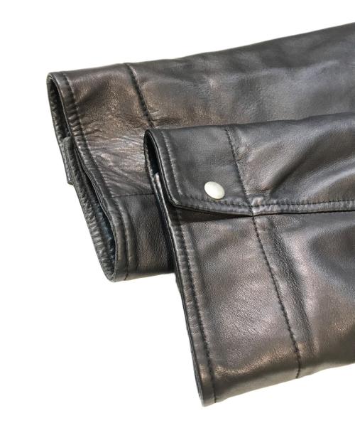 CERRUTI1881（チェルッティ1881）CERRUTI1881 (チェルッティ1881) レザー切替ライナー付きジャケット ブラック サイズ:XLの古着・服飾アイテム