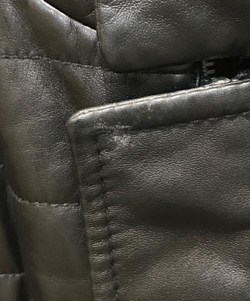 CERRUTI1881（チェルッティ1881）CERRUTI1881 (チェルッティ1881) レザー切替ライナー付きジャケット ブラック サイズ:XLの古着・服飾アイテム