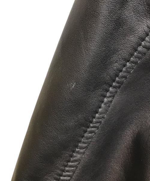 CERRUTI1881（チェルッティ1881）CERRUTI1881 (チェルッティ1881) レザー切替ライナー付きジャケット ブラック サイズ:XLの古着・服飾アイテム