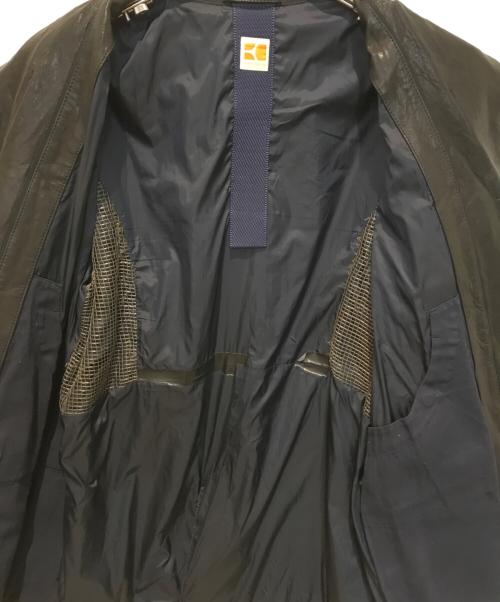 BOSS ORANGE（ボスオレンジ）BOSS Orange (ボスオレンジ) M65調レザーテーラードジャケット ブラック サイズ:56の古着・服飾アイテム