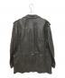 BOSS Orange (ボスオレンジ) M65調レザーテーラードジャケット ブラック サイズ:56：10000円