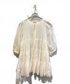 UNITED ARROWSユナイテッドアローズ）の古着「ティアードブラウス　1516-199-1678」｜ホワイト