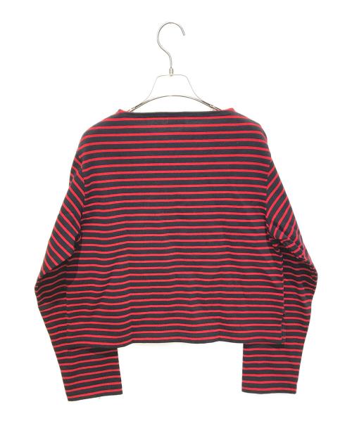 ORCIVAL（オーシバル）ORCIVAL (オーシバル) バスクシャツ ネイビー×レッド サイズ:SIZE 2 未使用品の古着・服飾アイテム