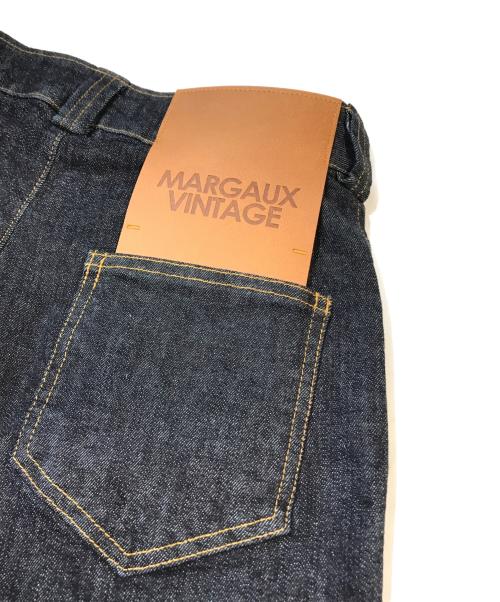 margaux vintage（マルゴー ヴィンテージ）MARGAUX VINTAGE (マルゴー ヴィンテージ) ワンウォッシュデニムパンツ インディゴ 未使用品の古着・服飾アイテム