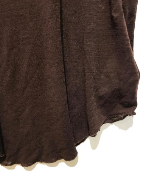 INSCRIRE（アンスクリア）INSCRIRE (アンスクリア) ラグランニット 123AW-BC69 ブラウン サイズ:Mの古着・服飾アイテム