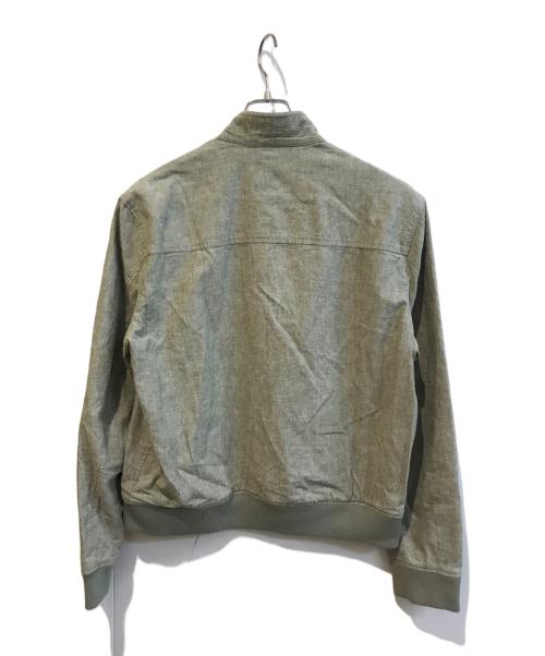 BANANA REPUBLIC（バナナリパブリック）BANANA REPUBLIC (バナナリパブリック) リネンボンバージャケット グリーン サイズ:Lの古着・服飾アイテム