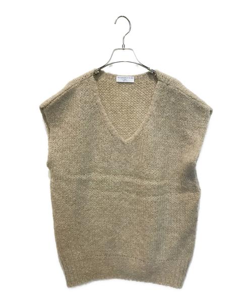 TRICOTS JEAN MARC（トリコットジーンマルク）TRICOTS JEAN MARC (トリコットジーンマルク) SLOBE IENA (スローブ イエナ) トリコットジーンマルク VNベスト VARTOUI ベージュ サイズ:Freeの古着・服飾アイテム
