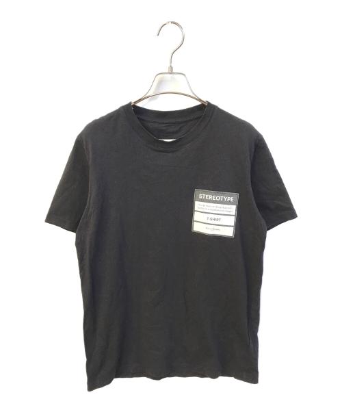Maison Margiela（メゾンマルジェラ）Maison Margiela (メゾンマルジェラ) Stereotype Tシャツ　S50GC0609 ブラック サイズ:46の古着・服飾アイテム