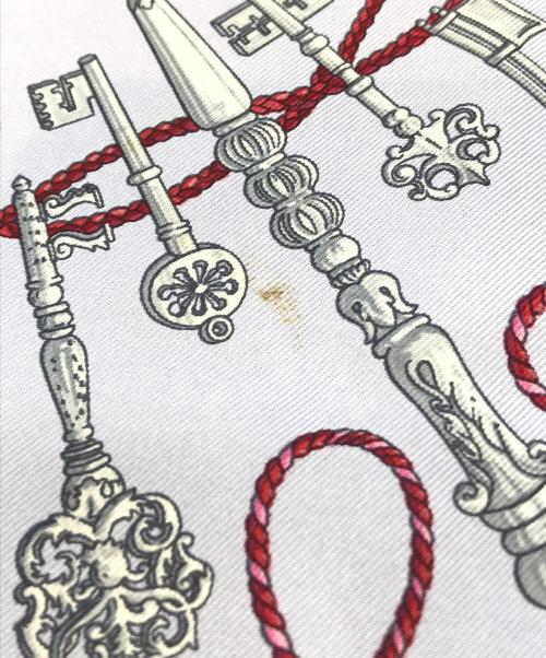 HERMES（エルメス）HERMES (エルメス) シルクスカーフ パープルの古着・服飾アイテム