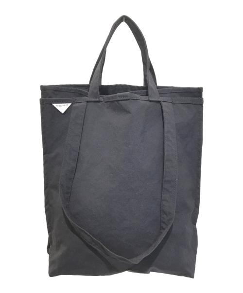 pragment（プラグメント）pragment (プラグメント) コンブナイロン 2way トートバッグ ブラックの古着・服飾アイテム