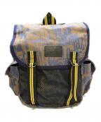 Vivienne Westwood ANGLOMANIAヴィヴィアンウエストウッドアングロマニア）の古着「総柄バックパック」｜カーキ×ネイビー