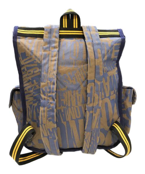 Vivienne Westwood ANGLOMANIA（ヴィヴィアンウエストウッドアングロマニア）VIVIENNE WESTWOOD ANGLOMANIA (ヴィヴィアンウエストウッドアングロマニア) 総柄バックパック カーキ×ネイビーの古着・服飾アイテム