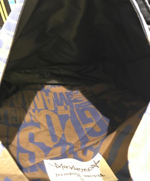 Vivienne Westwood ANGLOMANIA（ヴィヴィアンウエストウッドアングロマニア）VIVIENNE WESTWOOD ANGLOMANIA (ヴィヴィアンウエストウッドアングロマニア) 総柄バックパック カーキ×ネイビーの古着・服飾アイテム