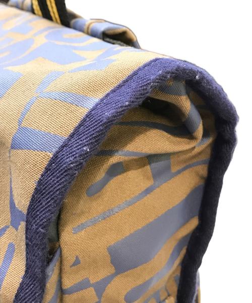 Vivienne Westwood ANGLOMANIA（ヴィヴィアンウエストウッドアングロマニア）VIVIENNE WESTWOOD ANGLOMANIA (ヴィヴィアンウエストウッドアングロマニア) 総柄バックパック カーキ×ネイビーの古着・服飾アイテム